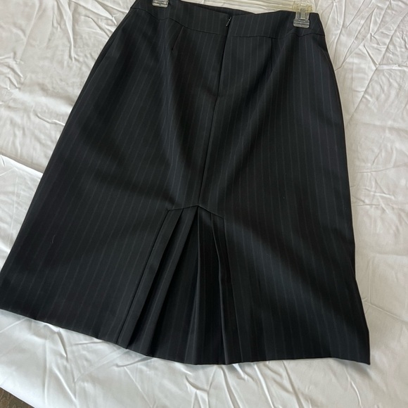 Antonio Melani straight striped pencil skirt knee length office career - Picture 5 of 6